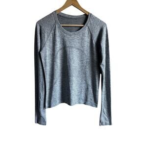 Lululemon Swiftly Tech Long Sleeve Shirt 2.0 Race Length Slate 8